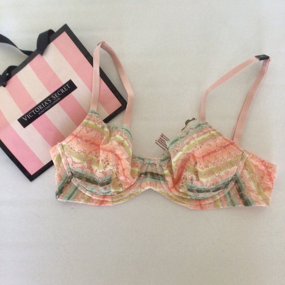 VICTORIAS SECRET BODY BY VICTORIA UNLINED DEMI BRA SIZE 34C NWT - Picture 4 of 16